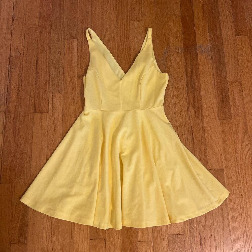 Lulu's Yellow Short Formal Dress